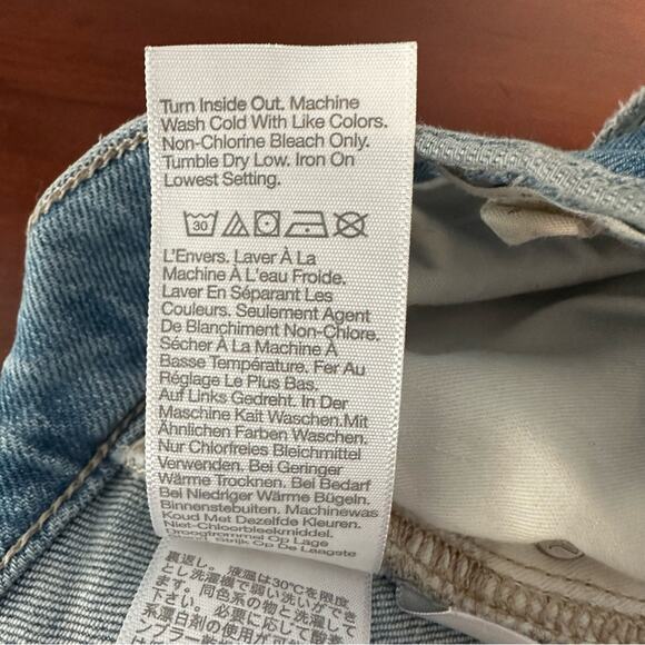 Madewell The Perfect Vintage Jean Ellicott Wash Raw Hem NA918 Women 2021 Sz 27 - Picture 13 of 16